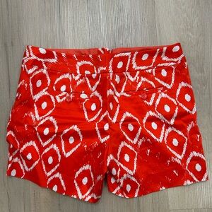 The Limited Red and White Patterned Women's Shorts